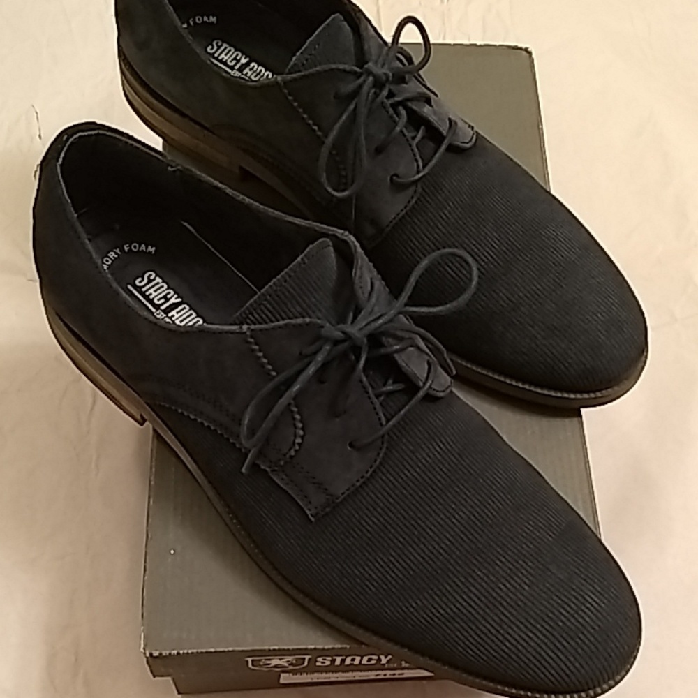 Stacy Adams Men's Navy Blue Suede shoes
